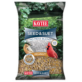 Kaytee Seed and Suet No Mess Peanut 10 lb bag: mess-free feeding ready for birds.