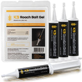 KB Roach Bait Gel syringes pack for precise indoor application.