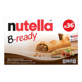KD Chocolates Nutela B-Ready 36-count box for bulk snacking.
