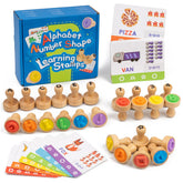 KDSFT alphabet-number stamps set cover image for home learning