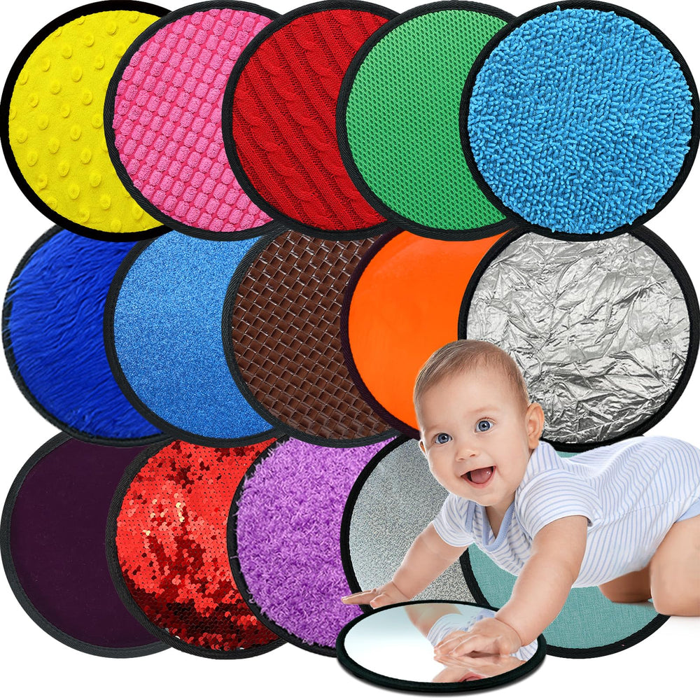 Keculf sensory mat with colorful textures for tactile exploration and calm play
