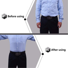 Kedofe stainless steel platypus clip securing shirt all day