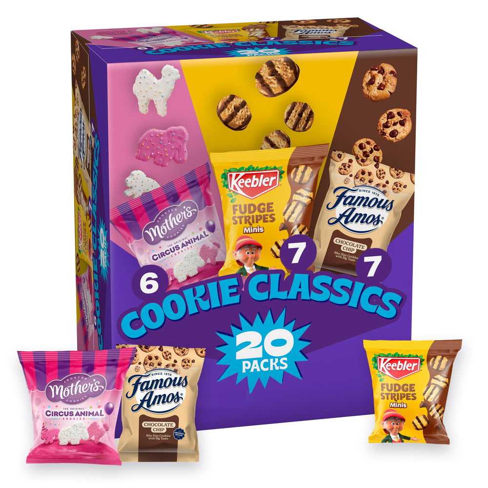 Keebler Assorted Cookies Variety Pack Box ready for sharing at gatherings.