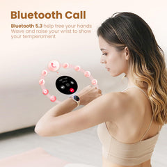 KEEPONFIT smartwatch in use while swimming, highlighting IP68 waterproof capability