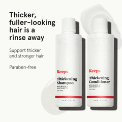 Keeps Thickening Conditioner bottle front view for smooth, thicker strands.