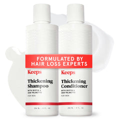 Keeps Thickening Shampoo bottle front view highlighting fuller-looking hair potential.