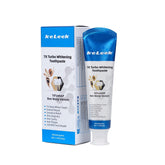 KeLeek 7X Turbo Whitening bottle showing enamel brightening potential.