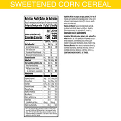 Kellogg's Corn Pops crunchy bowl with milk showing the crispy texture for breakfast