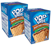 Kellogg's Pop-Tarts unfrosted brown sugar cinnamon box is ideal for quick breakfasts.
