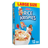 Kellogg's Rice Krispies bowl with milk showing a crunchy breakfast start