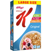 Kellogg's Special K Original cereal in a bowl with milk for a light breakfast.