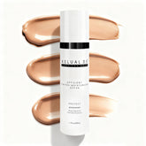 KELUAL DS anti-aging tinted moisturizer bottle with SPF 46 for daily hydration.