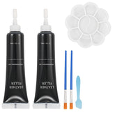 Kenbry vinyl and leather repair kit packaging showing all components for DIY fixes.