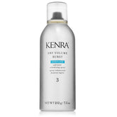 Kenra Dry Volume Burst 3 bottle highlighting instant lift for voluminous hair