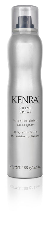 Kenra Shine Spray demonstrates instant shine with a weightless finish for any style