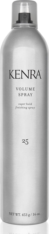 Kenra Volume Spray 25 bottle front; delivers maximum hold and natural-looking volume