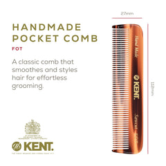 Kent A FOT tortoiseshell saw-cut teeth glide smoothly through hair with minimal snag.