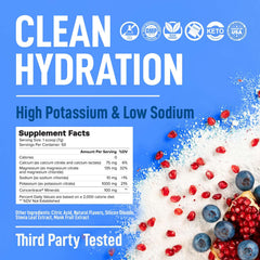 Keppi Electrolytes poured into glass showing clear zero-calorie drink