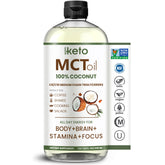 Keppi MCT Oil bottle front view for daily energy with coconut-sourced MCTs.