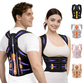 Kepwaa posture corrector with full back support worn during daily activity.