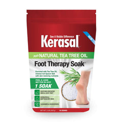 Kerasal Foot Therapy Soak bag ready for a soothing foot soak