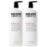 Keratin Complex Color Care shampoo bottle highlights color protection for vibrant color treated hair