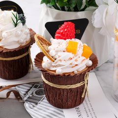 Kercky white pearl sprinkles larger pearls create bold accents on cupcakes and donuts.