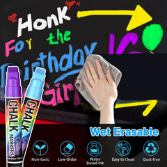 KERIFI non-toxic, dustless ink keeps interiors safe while creating window art