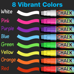 KERIFI washable markers glide on car windows for temporary colorful decoration
