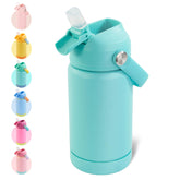 Kerilyn 12oz kids water bottle insulated for hot and cold beverages.