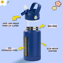 Kerilyn bottle lid with strap, easy on-the-go hydration.