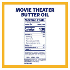 Kernel Season's butter oil pours over popcorn for cinema-style flavor and convenience