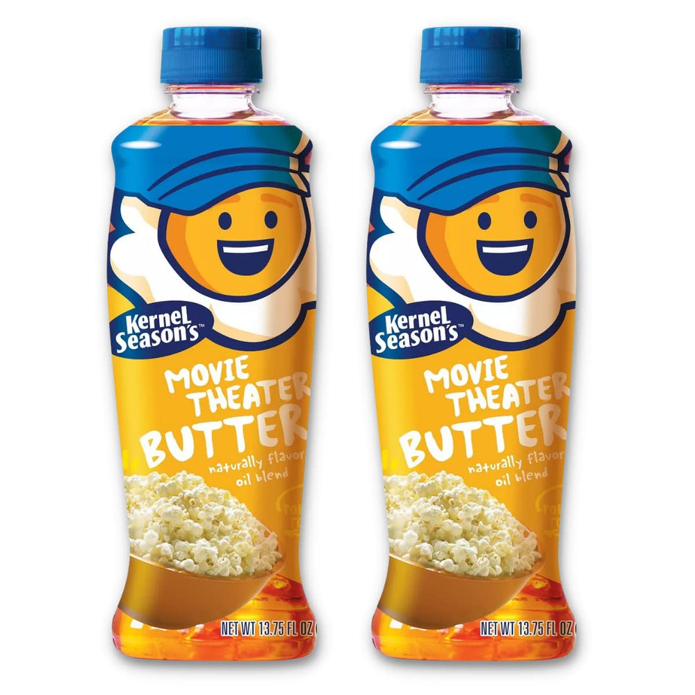 Kernel Season's Movie Theater Butter Oil jar ready to shake up flavor at home