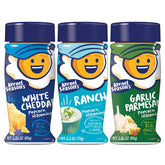 Kernel Season's White Cheddar popcorn seasoning jar for bold snacking.