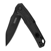 Kershaw Appa all-black reverse-tanto blade ready for daily cutting tasks.