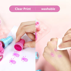 Kesote tropical-themed stamps ideal for kids' arts and crafts