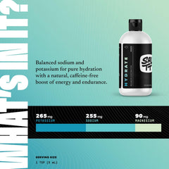 Keto Chow SALTT Hydrate dropper releasing precise electrolyte dosage.