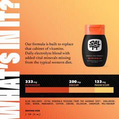 Keto Chow SALTT minerals pour bottle ready for hydration on the go