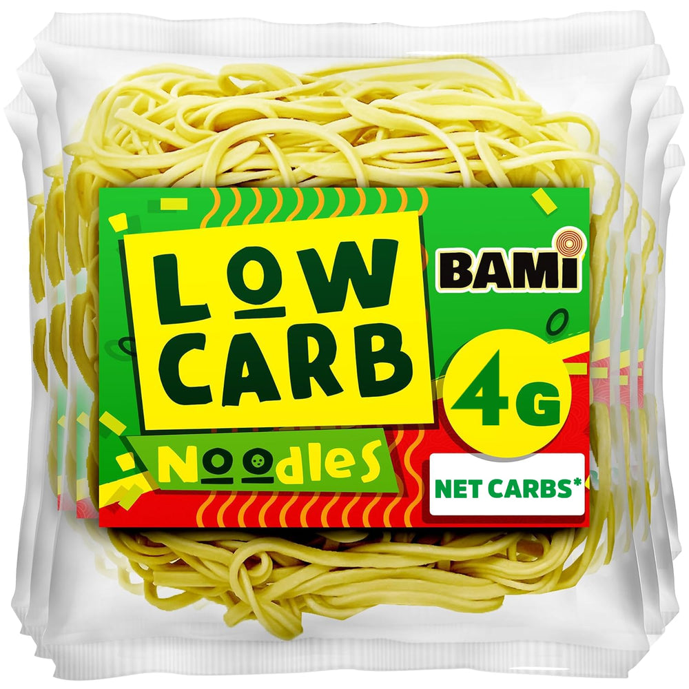 Keto Naturals low-carb ramen pack shot, showcasing six-pack, ideal for quick keto meals.