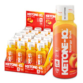 Ketone-IQ Peach Shot bottle ready for clean energy and focus