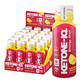 Ketone-IQ Raspberry Lemonade bottle close-up for clean, long-lasting energy