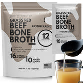 Ketostat bone broth packet packaging enables on the go nutrition.