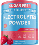 Keto Vitals Keto Electrolytes Powder tub for balanced hydration with zero calories.