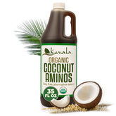 Kevala Coconut Aminos bottle for soy-free seasoning in everyday cooking.