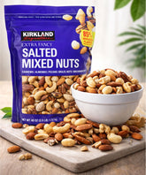 KEV&COOPER mixed nuts sea salt front view for sharing