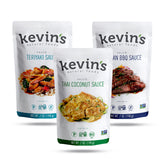 Kevin's Natural Foods Teriyaki sauce bottle for quick weeknight stir-fries