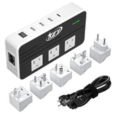 Key Power 230W converter front view for travel and dual voltage use.
