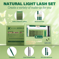 KEYYOU 144-clusters pack for multiple uses and DIY lash styling.