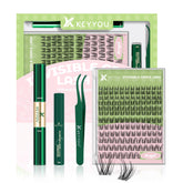 KEYYOU Angel Lash Clusters Kit for easy at-home lash extensions