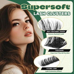 KEYYOU 0-03mm thin band provides lightweight comfort on natural lashes.
